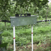 Compteur d'eau installe dans une culture
